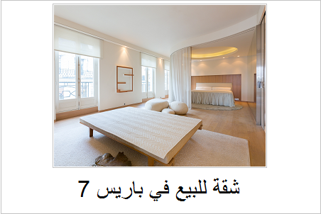 7شقة للبيع في باريس