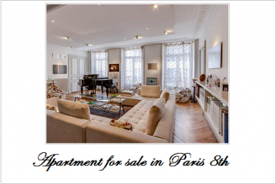 Apartment for sale in paris 8th