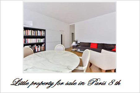 Little property for sale in paris 8 th